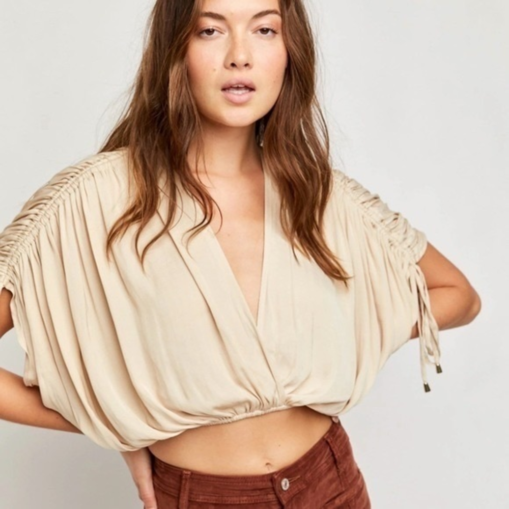 Free people Rachel silky top